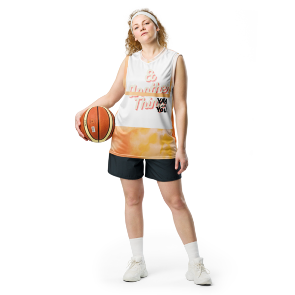 Recycled unisex basketball jersey