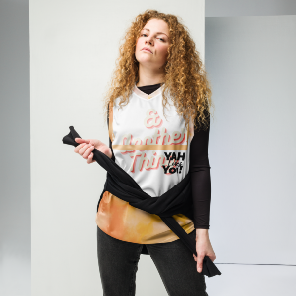 Recycled unisex basketball jersey - Image 12