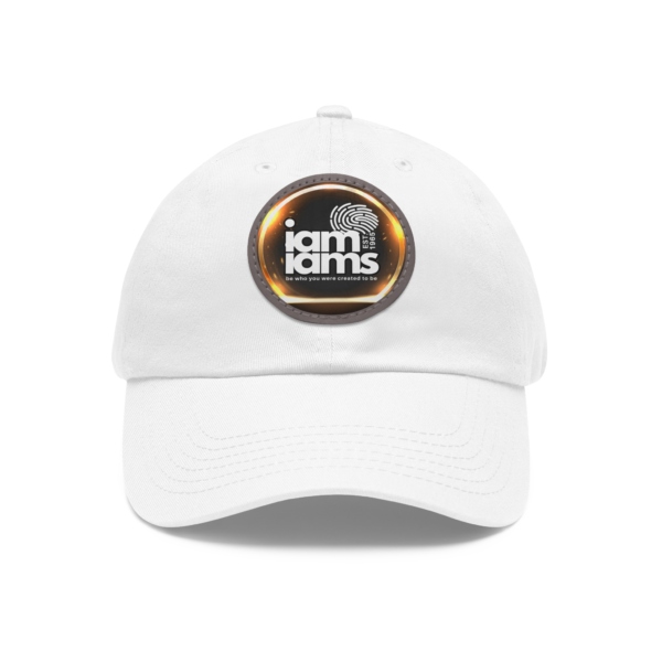 I Am I Am's Dad Hat with Leather Patch (Round) - Image 5