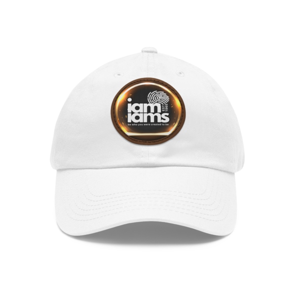I Am I Am's Dad Hat with Leather Patch (Round) - Image 9