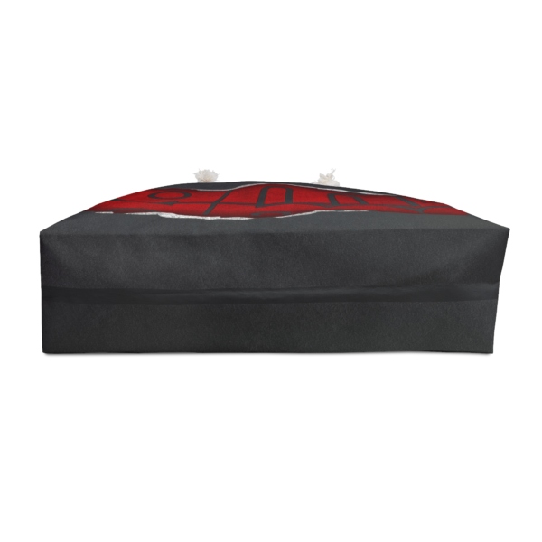 Weekender Bag Large Hidden Logo Red & Black - Image 4