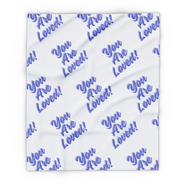 Arctic Fleece Blanket You Are Loved - Image 5