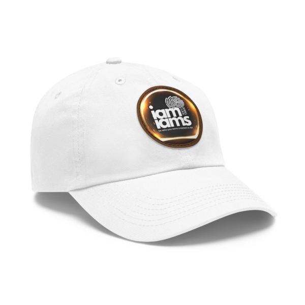 I Am I Am's Dad Hat with Leather Patch (Round) - Image 10