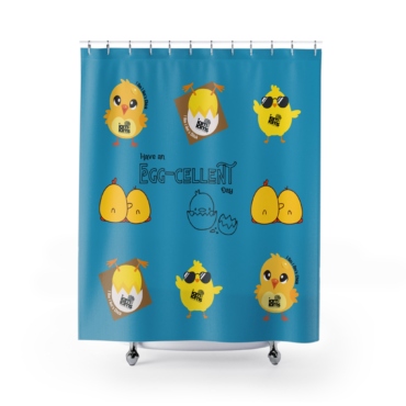 I Am I Am's Chick Shower Curtains