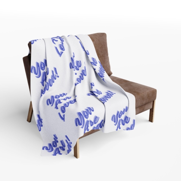 Arctic Fleece Blanket You Are Loved - Image 8