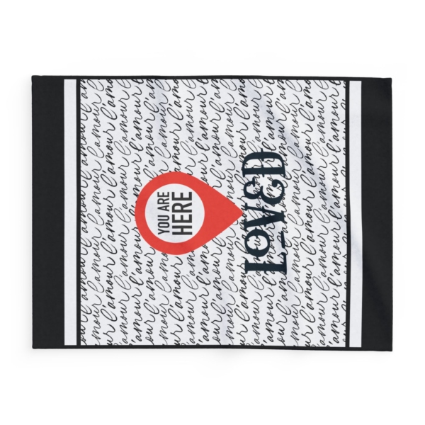 Arctic Fleece Blanket You Are Loved - Image 2