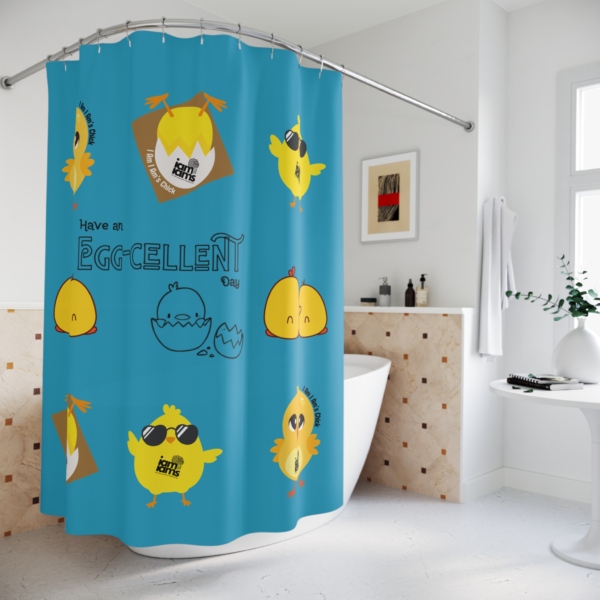 I Am I Am's Chick Shower Curtains - Image 4
