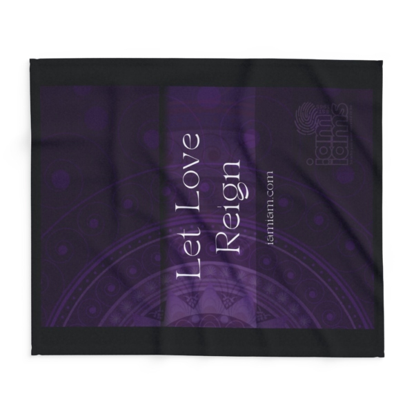 Arctic Fleece Blanket You Are Loved Let Love Reign - Image 6