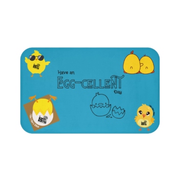 I Am I Am's Chick Bath Mat