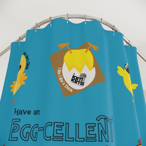 I Am I Am's Chick Shower Curtains - Image 2