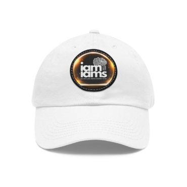 I Am I Am's Dad Hat with Leather Patch (Round)