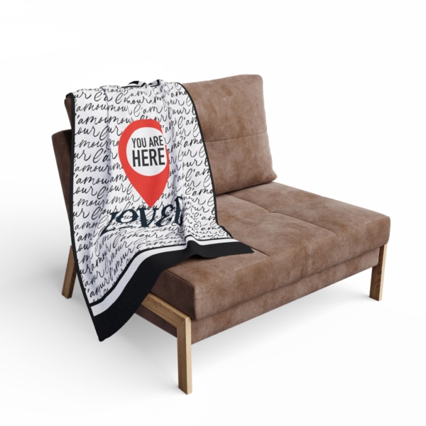 Arctic Fleece Blanket You Are Loved - Image 4