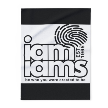 Arctic Fleece Blanket Large I Am I Am's Logo