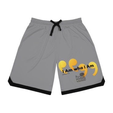 Basketball Rib Shorts (AOP) I Am Who I Am