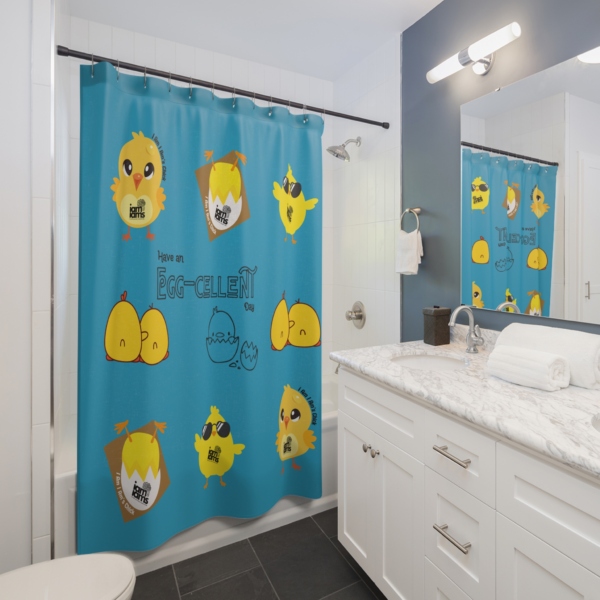 I Am I Am's Chick Shower Curtains - Image 3