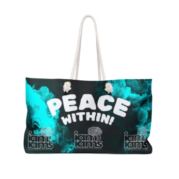 Weekender Bag - Peace Within & Say Less-Do More Inspiring Travel Tote